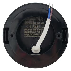 LED Bodové svítidlo LED/9W/230V pr. 9 cm černá