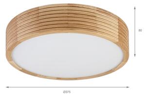 Koupelnové stropní svítidlo LINARO 3xE27/15W/230V IP54 dub pr. 37 cm