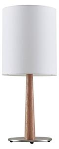 Lucande Heily stolní lampa, válec, 30 cm, bílá