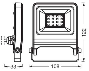 Osram - LED Reflektor ENDURA LED/10W/230V 4000K IP65
