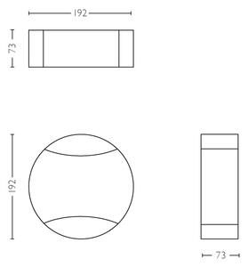 Philips 17338/93/PN - Venkovní nástěnné svítidlo MYGARDEN LIMESTONE 2xGU10/5W IP44