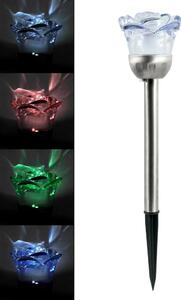 LED RGB Solární svítidlo ROSE LED/1,2V 100 mAh IP44