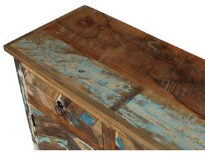 Komoda v "Goa" stylu, z teakového dřeva, 150x43x92cm
