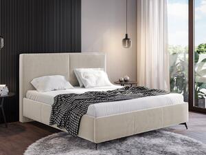 Čalouněná manželská postel 180x200 SACHSE - béžová