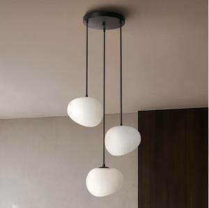 BRILAGI - Lustr na lanku PEBBLES 3xE27/40W/230V pr. 42 cm černá