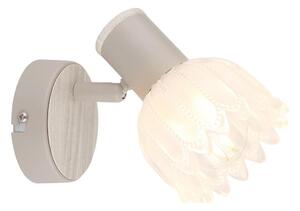 Globo 54317-1 - Nástěnné bodové svítidlo PLANTA 1xE14/40W/230V