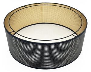 Stropní svítidlo SIRJA PLISADO 3xE27/15W/230V pr. 35 cm černá/zlatá
