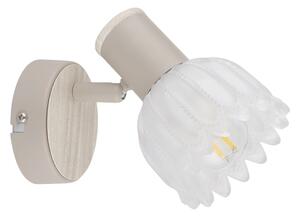 Globo 54317-1 - Nástěnné bodové svítidlo PLANTA 1xE14/40W/230V