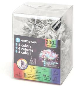 Aigostar - LED Venkovní řetěz 200xLED/8 funkcí 23m IP44 multicolor