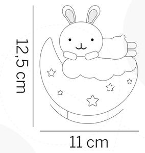 ONLI - LED Nabíjecí dětské noční světlo NUVOLINA LED/2,5W/5V králíček/modrá