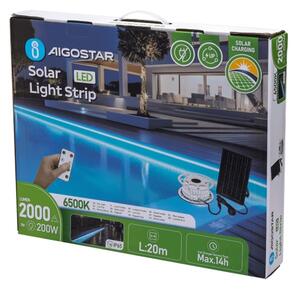 Aigostar - LED Stmívatelný solární pásek LED/20W/3,2V 20 m 6500K IP65 + DO