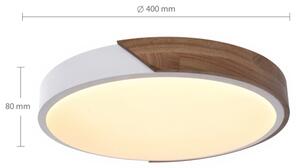 Brilagi - LED Stmívat. svítidlo PILANA LED/48W/230V dub/bílá pr. 40 cm + DO