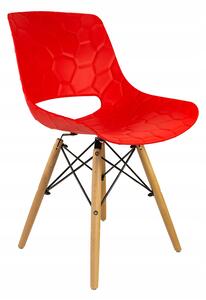 Aga Jídelní židle Lars Červená