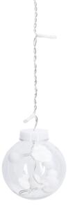 Aigostar - LED Ven. ván. řetěz 120xLED/6W/230V/8 funkcí 3x0,6m IP44 stud bílá+DO