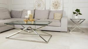 DekorStyle Konferenční stolek Diamanto Silver 2