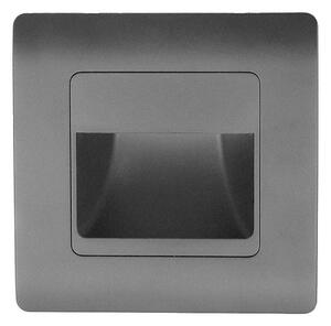 Emithor 70439 - LED Schodišťové svítidlo STEP LIGHT LED/1W/230V antracit