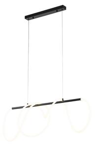 LED Lustr na lanku FLEXI LED/45W/230V 4000K černá