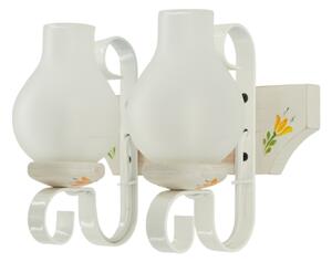Brilagi - Nástěnné svítidlo QUEEN 2xE14/40W/230V buk/krémová