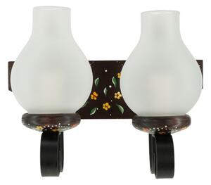 Brilagi - Nástěnné svítidlo QUEEN 2xE14/40W/230V buk/wenge