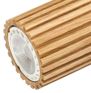 Brilagi - Bodové svítidlo MODERN WOOD 2xGU10/8W/230V dřevo/bílá