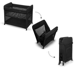 KINDERKRAFT SELECT - Cestovní postýlka MOON DREAM černá