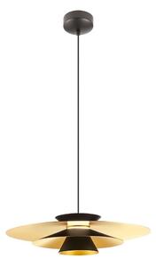 Redo 01-3001 - LED Lustr na lanku FARGO LED/16,5W/230V pr. 50 cm černá/zlatá