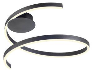 Redo 01-4012 - LED Stmívatelné stropní svítidlo SCROLL LED/38W/230V černá