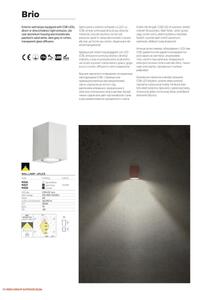 Redo 90528 - LED Venkovní nástěnné svítidlo BRIO LED/6W/230V 3000K IP54 hnědá
