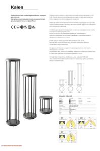 Redo 90577 - LED Venkovní lampa KALEN LED/8W/230V 3000K 20 cm IP65 antracit