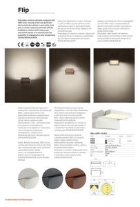 Redo 90716 - LED Venkovní nástěnné svítidlo FLIP LED/40W/230V IP54 hnědá
