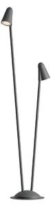 Redo 90711 - LED Venkovní lampa NIVALIS 2xLED/6,9W/230V 110 cm IP65 antracit