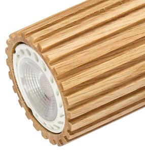 Brilagi - Bodové svítidlo MODERN WOOD 2xGU10/8W/230V dřevo/bílá