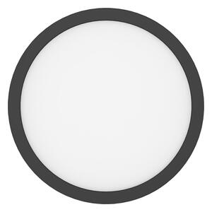 LED Stropní svítidlo EVORA LED/18W/230V 3000/4000/6000K pr. 22,5 cm černá