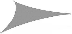 Sluneční plachta trojúhelníková, 3,6 m, polyester, šedá