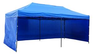 ShopJK Nůžkový stan profi HQ 3 x 6 m modrý