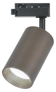 Bodové svítidlo do 1-fázového lištového systému PIPE 1xGU10/10W/230V hnědá