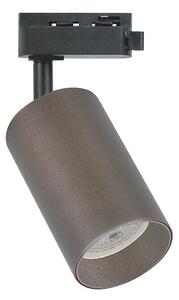Bodové svítidlo do 1-fázového lištového systému PIPE 1xGU10/10W/230V hnědá