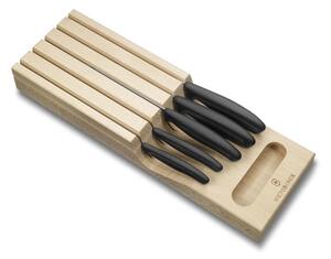 Victorinox - Sada kuchyňských nožů s organizérem SWISS CLASSIC 6 ks buk/béžová