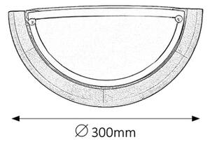 Brilagi - Nástěnné svítidlo ORBIS 1xE27/60W/230V 30 cm borovice