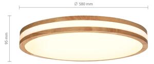 Brilagi - LED Stmívat. svítidlo MOLINA LED/60W/230V 3000-6500K dub pr. 58 cm +DO