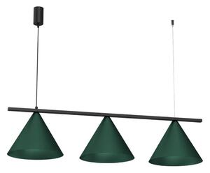 Lustr na lanku CAPITAL 3xGX53/15W/230V zelená