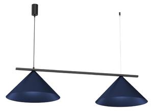 Lustr na lanku CAPITAL 2xGX53/15W/230V modrá