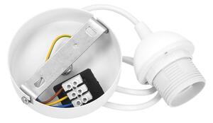 Lustr na lanku NATIA 1xE27/60W/230V pr. 45 cm bílá