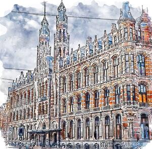 Obraz 50x50 cm Amsterdam – Fedkolor