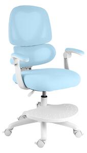 Dětská otočná židle Neoseat JUNI 023 — látka, pratelný potah, modrá