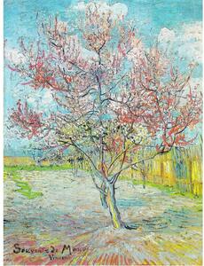 Obraz - reprodukce 50x70 cm Pink Peach Trees, Vincent van Gogh – Fedkolor