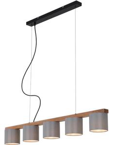 Briloner 4075-054 - Lustr na lanku RHON 5xE14/25W/230V