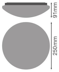 Osram - LED Stropní svítidlo ESSENTIAL LED/13W/230V pr. 25 cm bílá