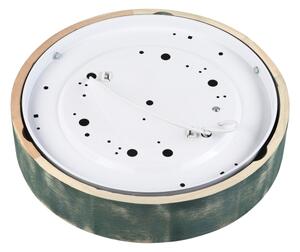 Brilagi - Stropní svítidlo PINO 2xE27/15W/230V borovice/zelená pr. 37,5 cm