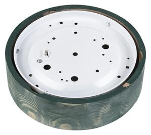 Brilagi - Stropní svítidlo PINO 1xE27/15W/230V borovice/zelená pr. 27,5 cm